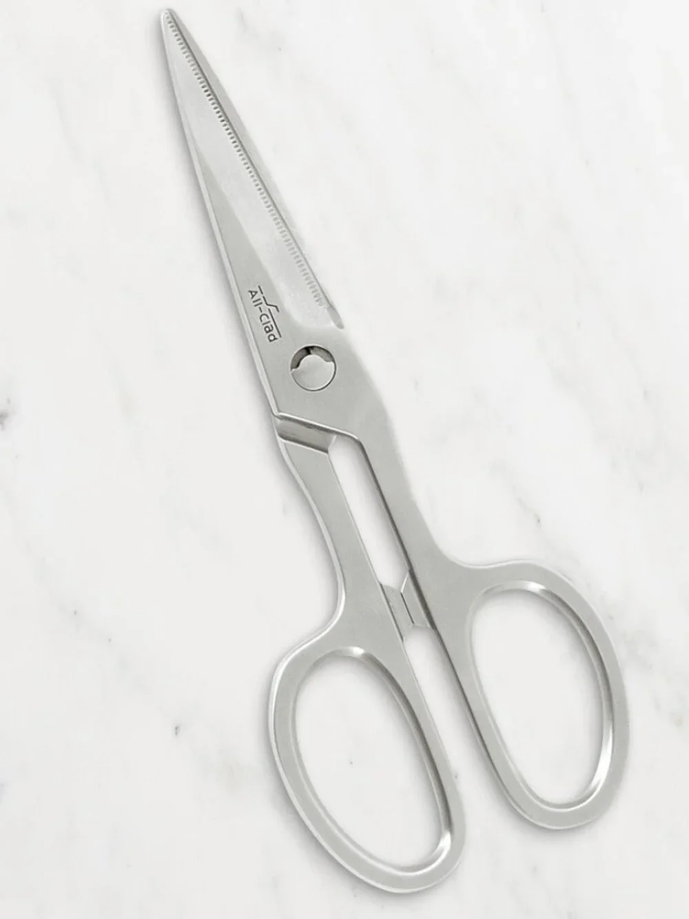 ALL- CLAD German Brushed Stainless Steel Silver Kitchen Shears NWT